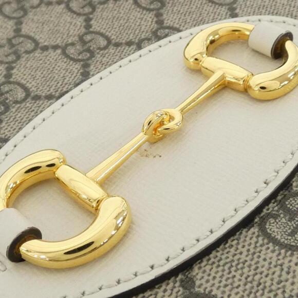 GUCCI Beige Horsebit Bag - Picture 7 of 10